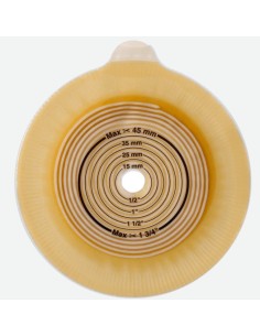 Placca Convessa Trasparente 15/35 mm Flangia 40 mm